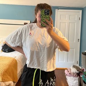 NIKE JORDAN cropped short sleeve